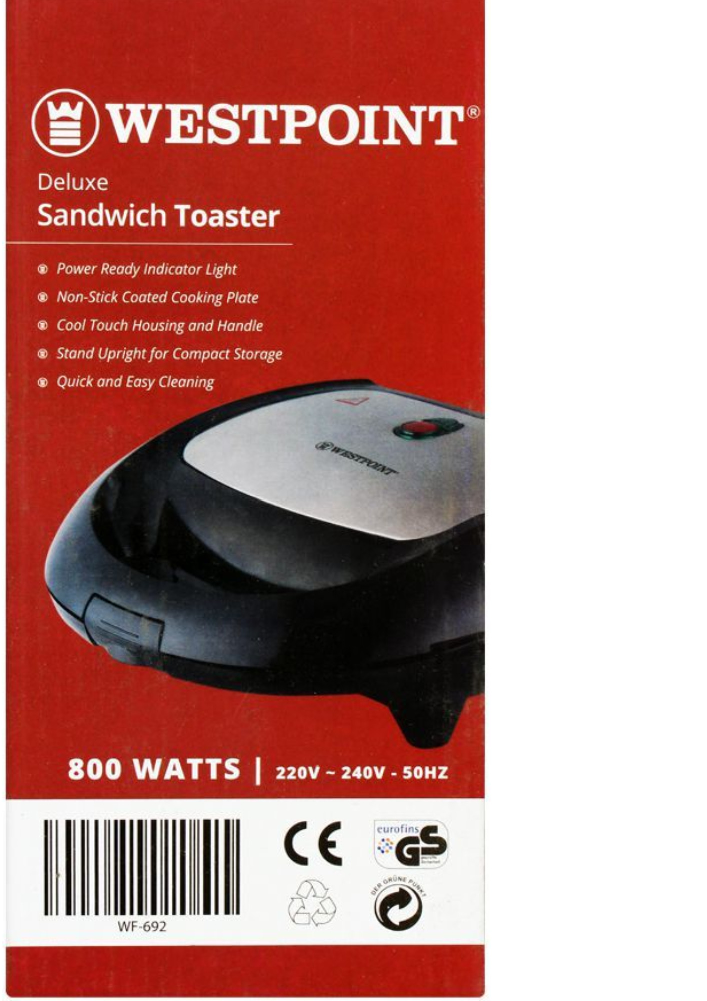 Westpoint sandwich maker 692Salman Electornics electronics appliances on easy monthly installment and free delivery
