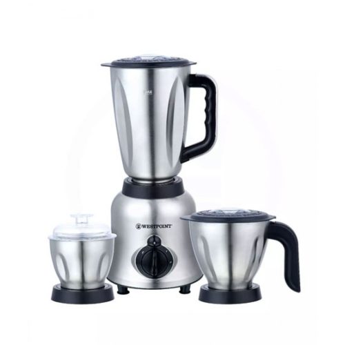Westpoint Blender Chpper and Grinder 3 in 1 Steel Body (Model-367)
