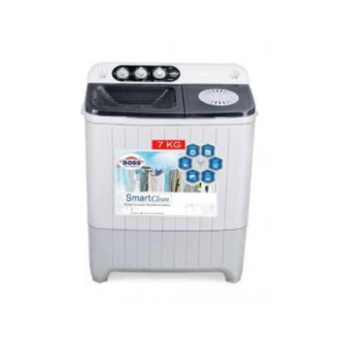 Boss Washing Machine KE 8500 BS White by salman electronics with payment plans come buy now pay later
