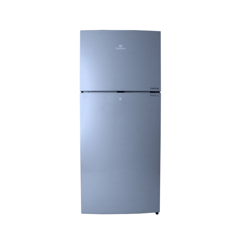 9160LF Chrome Pro Hairline Silver Double Door Refrigerator