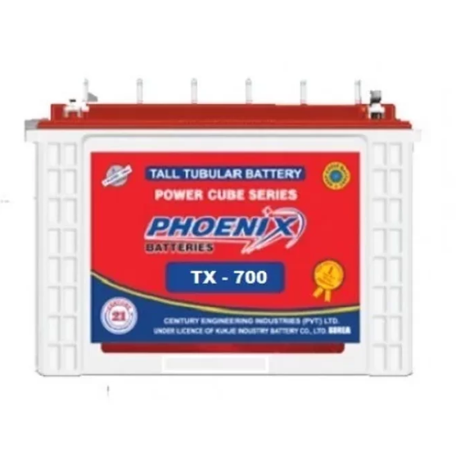 Phoenix TX 700 70 AH Tubular Battery by Salman Electronic with best solar installation and free consultation at your door step