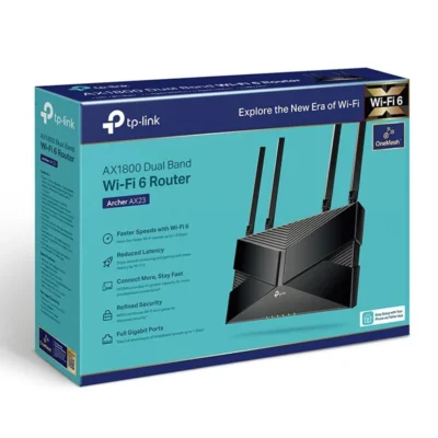 TP-Link Archer AX23 AX1800 Dual-Band Wi-Fi 6 Router On Installemnt - Image 5