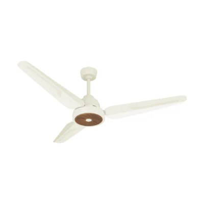 Champion NPM-03 56” Ceiling Fan – Cream & Dark Wood