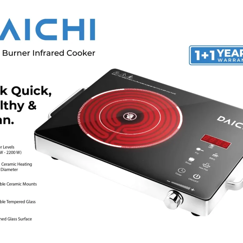Daichi 2200W Single Infrared Cooker SIC-01